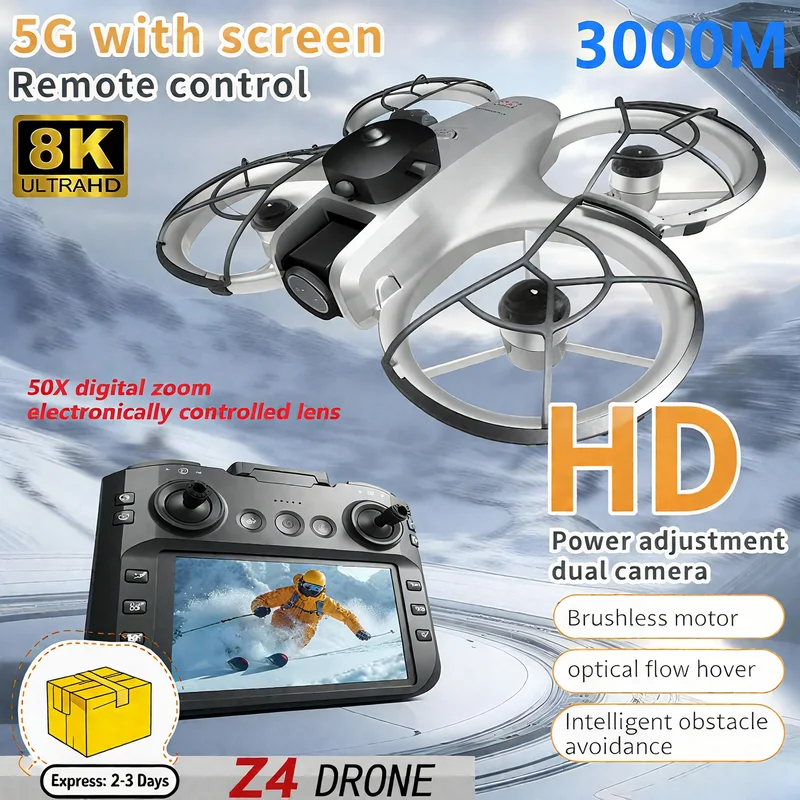Drone Camera With Gimbal - 새로운 미니 Z4 드론 4K 프로페셔널